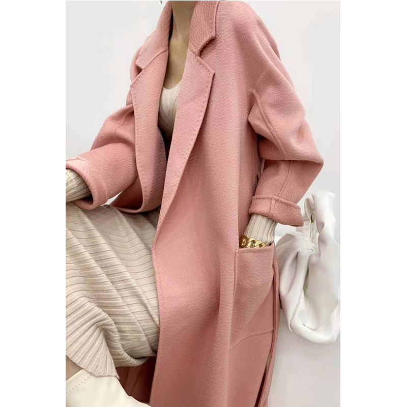

Holltoll Wholesale Trench Elegant Fashion Women Korean Custom Winter Coat