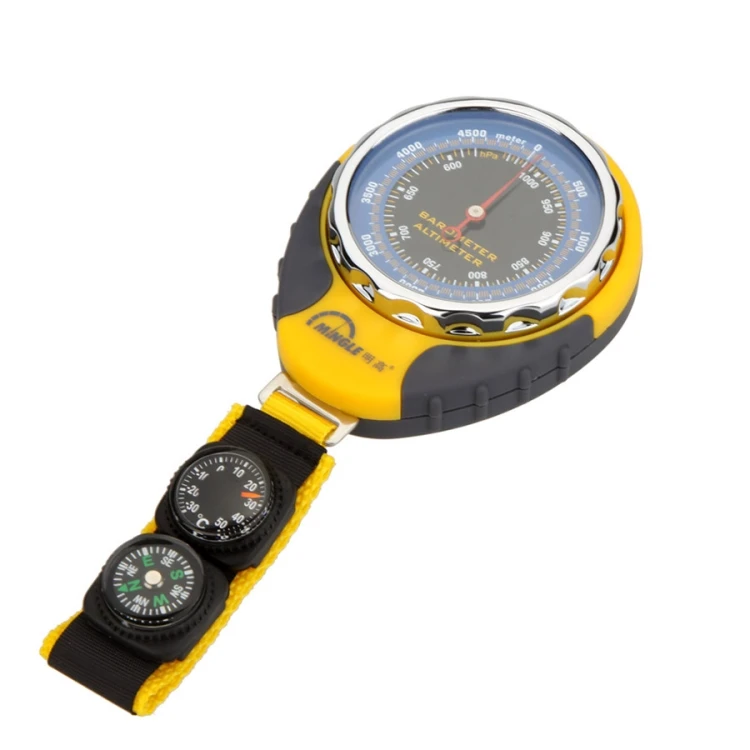 

MINGLE BKT381 Outdoor Portable Multifunction Hikig Meter Digital Altimeter with Compass & Barometer & Thermometer