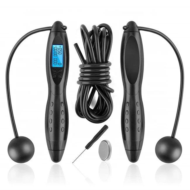 

2020 New Jump Rope Adjustable Digital Counting Jump Rope Kids Women Men Skipping Ropes