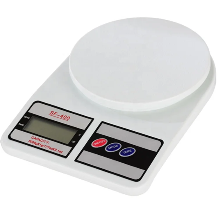 

Abs Kitchen Weights Multifunction 5Kg/7kg/10kg, Generic Digital LCD Display Weighing Scale, White