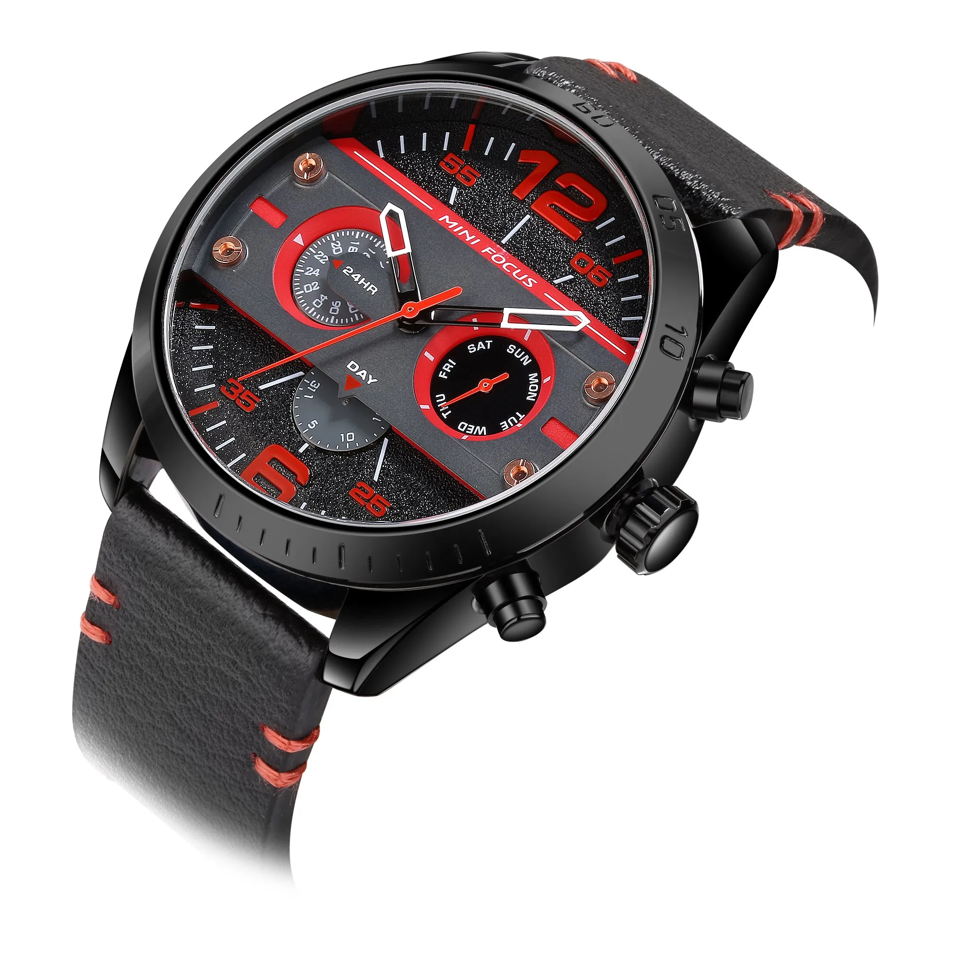 

Japanese movement multi - functional mechanical style trend quartz watch waterproof male watch, 6 colors