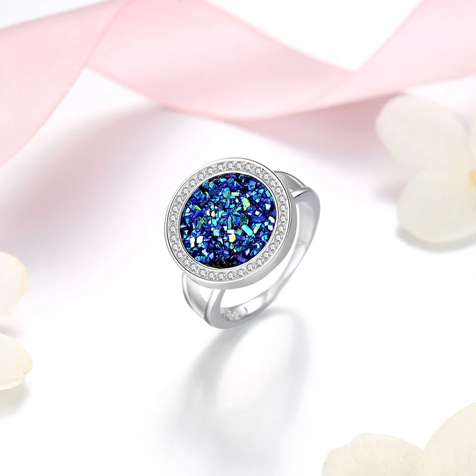 

Wholesale Silver 925 Round Ring With Cubic Zirconia Engagement rings 925 Sterling Silver Jewelry