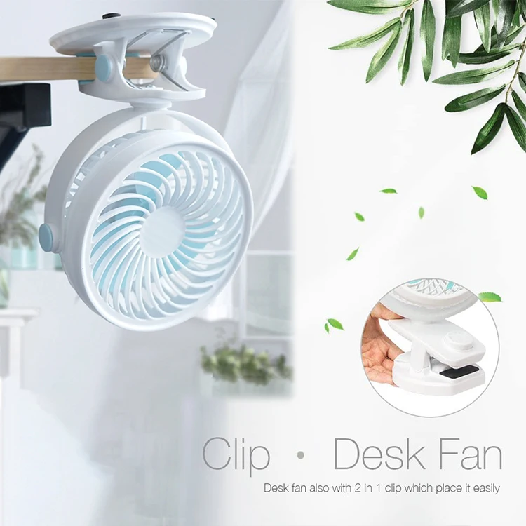 Best Selling Products High Quality USB Fan Mini Electric Fan Creative Student Dormitory Office Mute Clip Fan 
