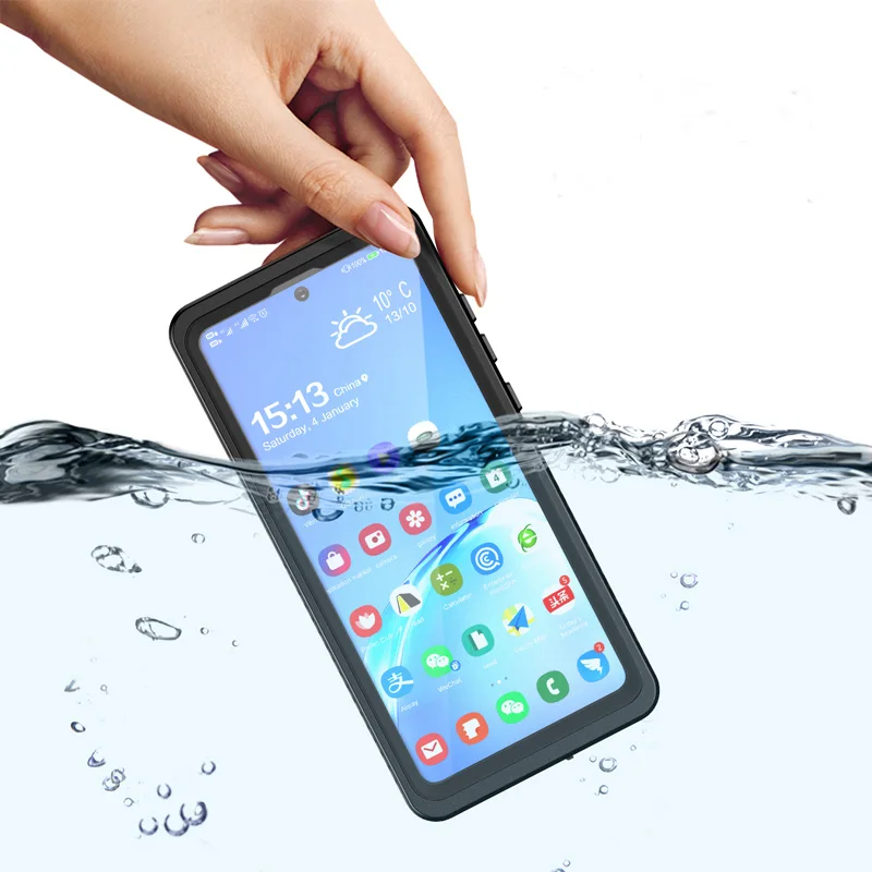 

High Quality Custom Built-in Screen Protector Shockproof Phone Cover Good Quality Waterproof Phone Case for Samsung Note 20, 8 colors