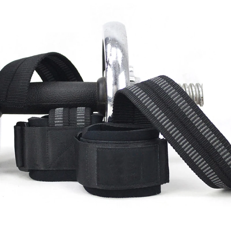 

Heavy Duty Customized Lifting Straps Fitness Wrist Wraps Padded Weight lifting Wrist Strap, Black