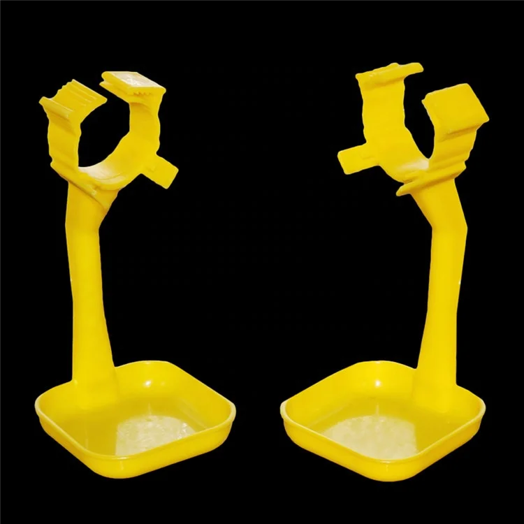 

50 PCs Yellow Chicken Hanging Cup Automatic Chicken Hanging Drip Cups Plastic Poultry Drinker