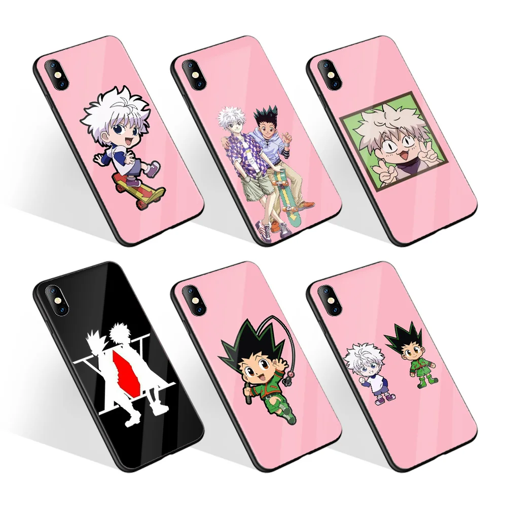 

Cute animated characters cover for iphone11 12 pro max Anime Hunter X Hunter HXH Scratch resistant phone case for Samsung A12, Multiple