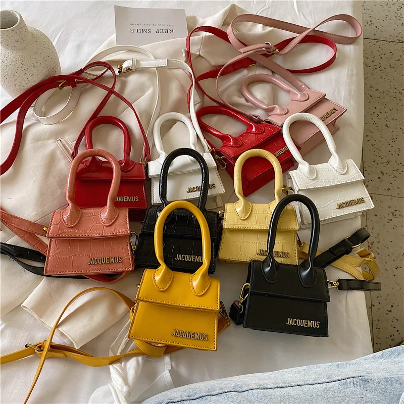 

Wholesale 2021 Mini Bags Luxury PU Mini Women Hand bags Ladies Small Bag Fashion Shoulder Crossbody Purses And Handbags, 10 colors