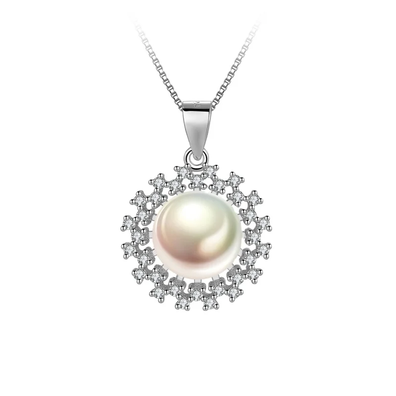 

PPA2-056 925 sterling silver pearl jewelry cage pearl mount pendant designs