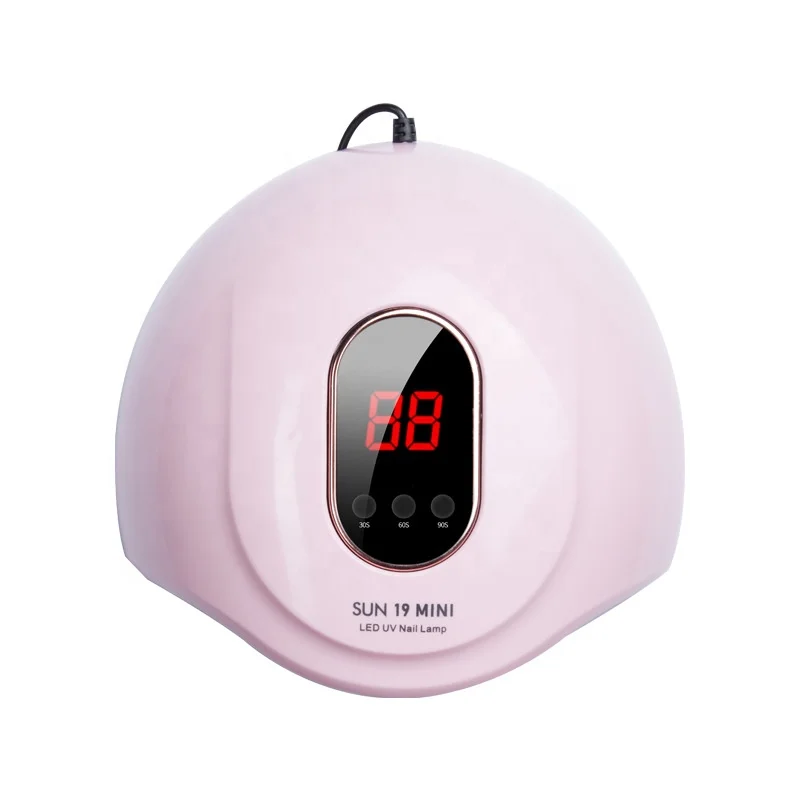 

Mini19 Newest LED Nail Lamp 18leds UV Lamps Fast Curing All Gel Polish Nail Dryer With Timer Smart Sensor Nail Tools