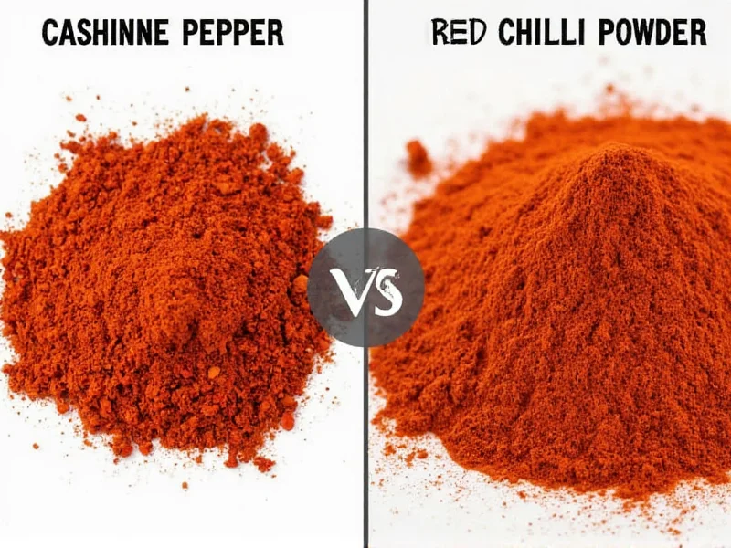 cayenne pepper vs red chilli powder