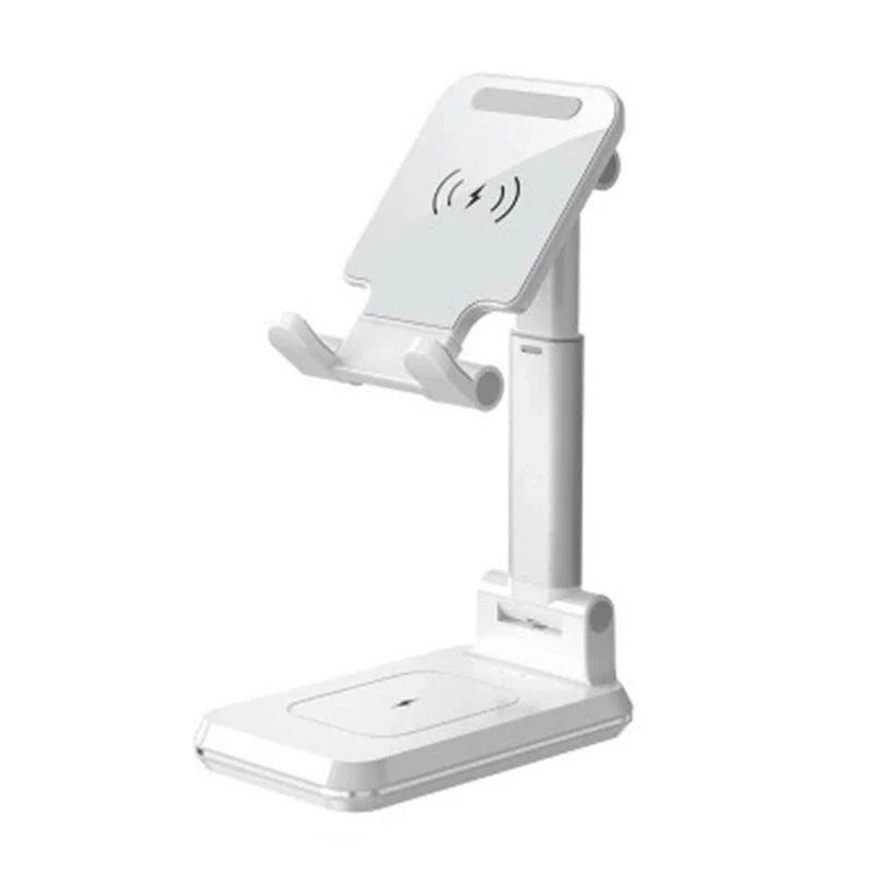 

2021 2 in 1 New Table Phone Holder Wireless Charger 10W Dual Foldable 10w Wireless Charger for Airpods