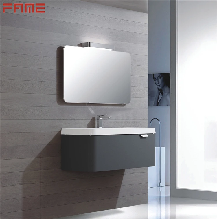 Hangzhou Fame Round Edge Bathroom Vanity Cabinet Wall Mounted, Curved Design Washroom Cabinet