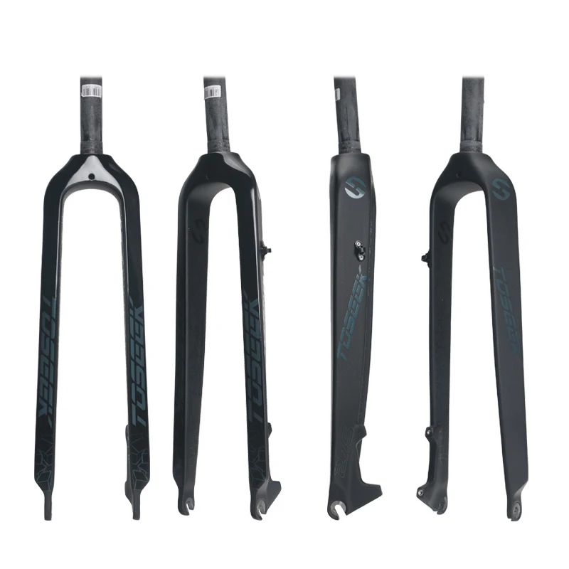 

High Quality Cycle Spare Parts Bicycle Full Carbon Rigid Fork 26/27.5/29 Inch Front Bike Fork Mtb, Customized paint