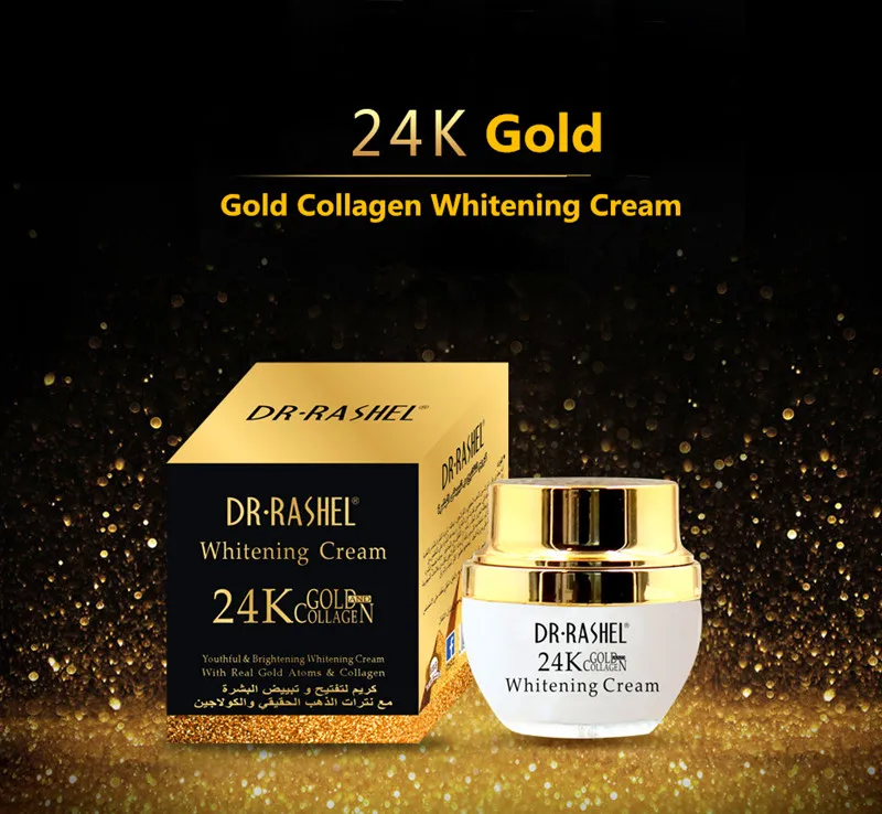 

DR.RASHEL Facial Repair Pores Shrinking Moisturizing 24k Gold Whitening Cream