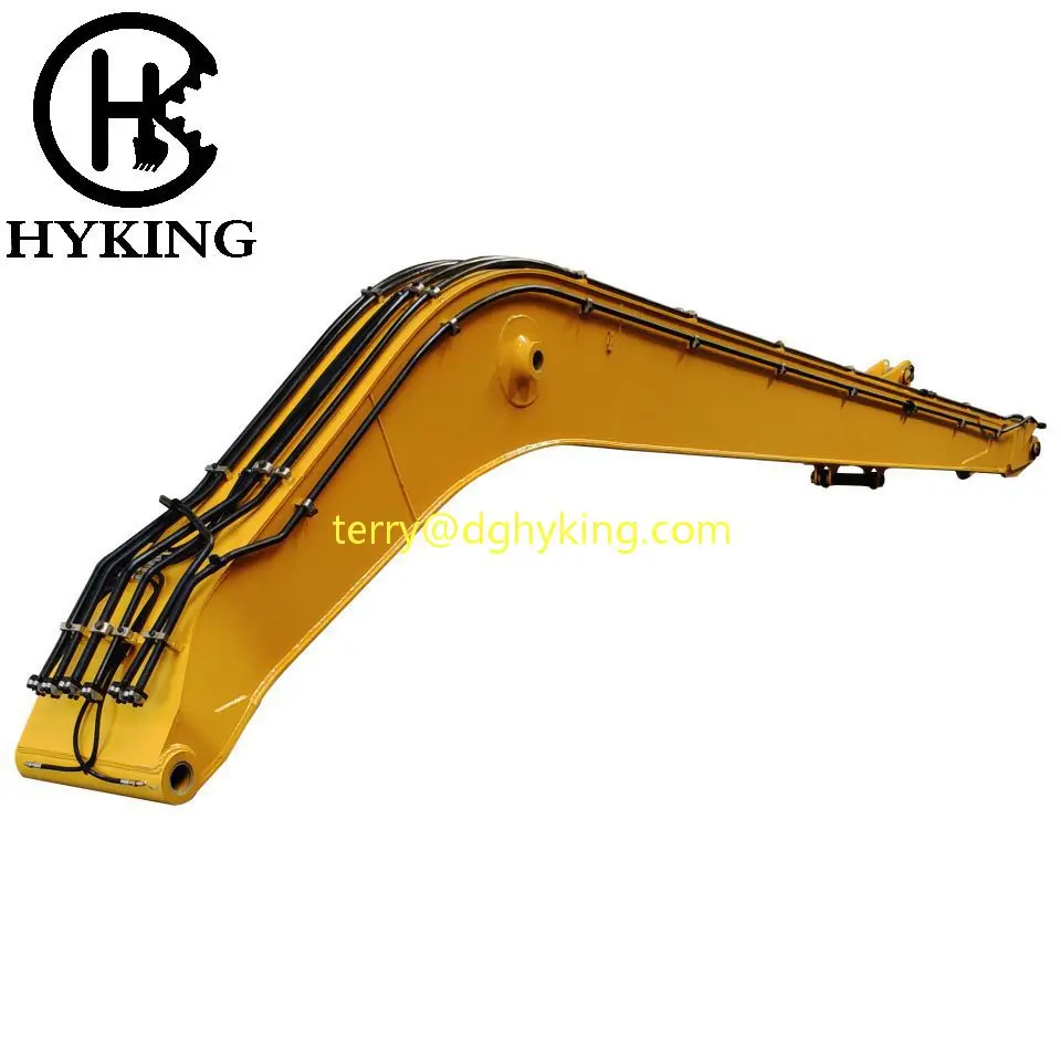 Excavator Long Reach Boom and Arm 10m-20m Length for Dredging River and Dig Subway with Q345B/Q690D Material for 20ton Excavators