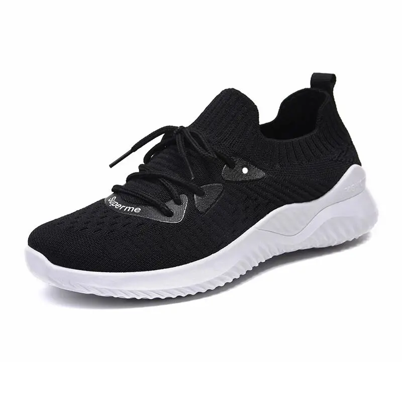 

2021 New Socks Casual Shoes Light Platform Shoes For Women Sneakers, Black, pink, white