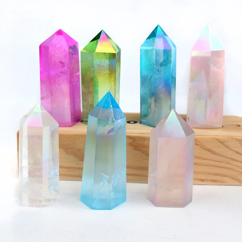 

High Quality Natural Crystal Obelisks Aura Quartz Points For Healing