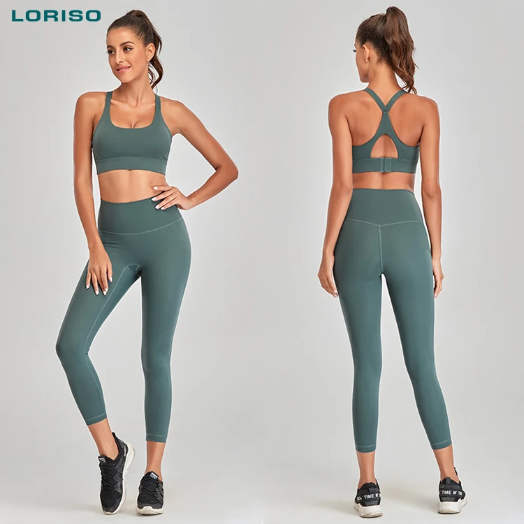 

2021 girls women plus size female outfits fitness apparel ladies gym set activewear sport logo yoga clothes for women, Multicolor optional