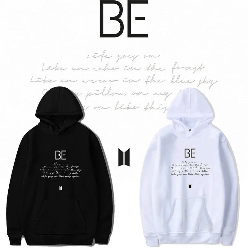 

Bangtan Boys Wholesale KPOP Bangtan Boys BE Life Goes On Plus Velvet Hoodie