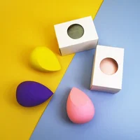 

OEM Custom Beauty Cosmetics Blender Make Up Powder Puff Makeup Sponge With Packaging Boxes