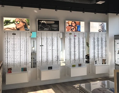 Spectacles Display Modern Showcase Design Eyeglass Display Shopping Mall