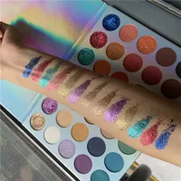 

high quality cosmetics makeup 35 color pressed glitter eyeshadow