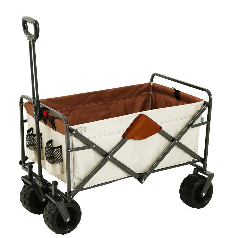 

High quality outdoor utility wagon camping trolley folding multifunctional storage for picnic