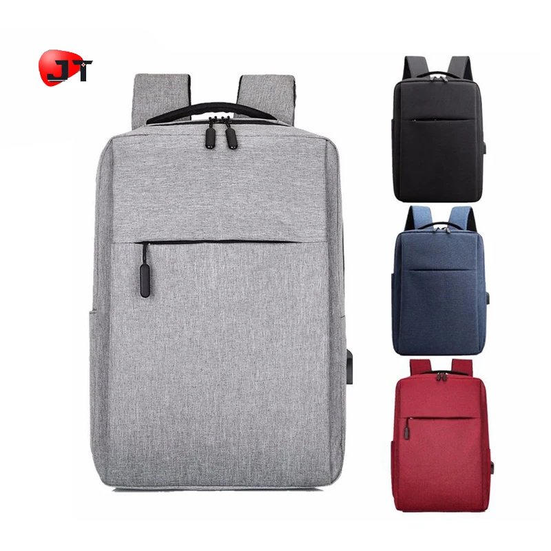 

Hot Sale Promotional Fashion High Quality 20L USB Charging Business Laptop Computer Backpack Bag With Shockproof, Grey,blue,black,red or customized