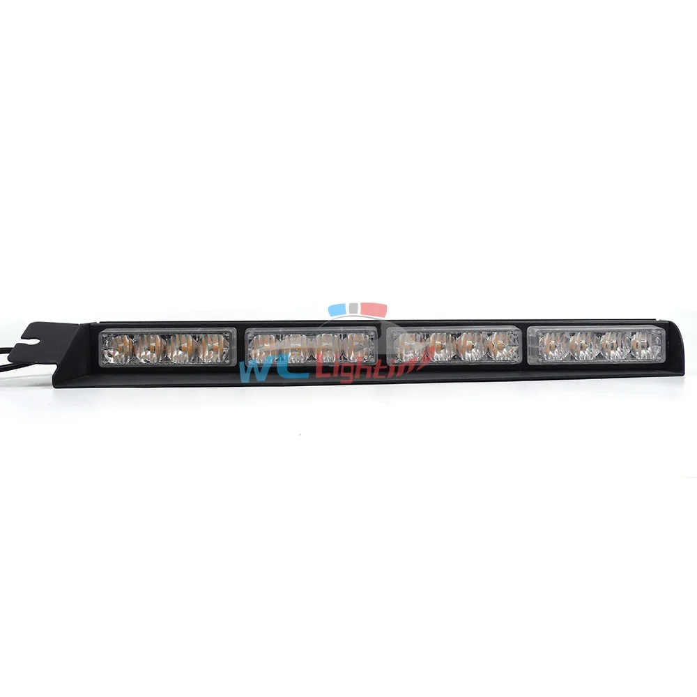 
GDWLLIGHTING 32 LED split visor led light bar Emergency Led Strobe Lights Bar Ambulance Dash deck LED Lightbar 