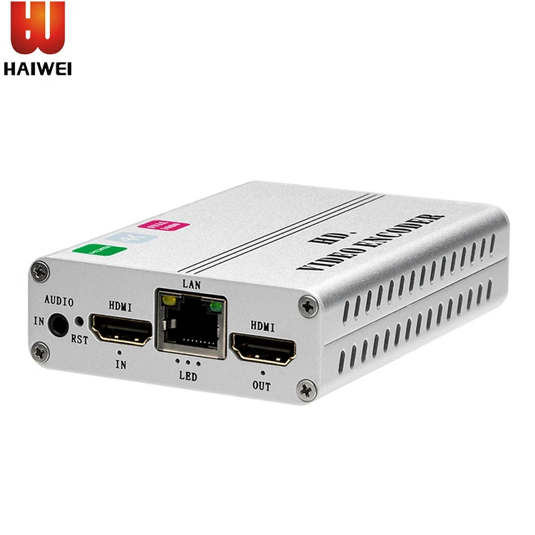 

K1S-P POE 4K UHD HDMI To IP H.264 H.265 HDMI Loop Out IPTV Live Streaming Video Encoder with Recording