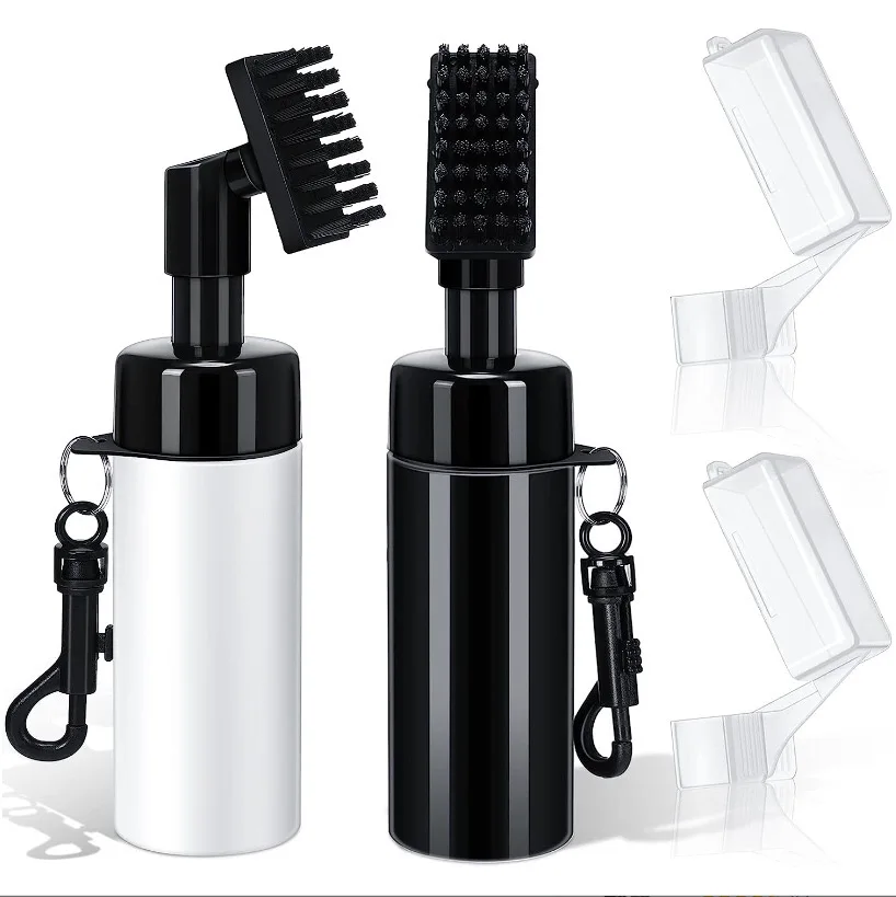Ailuoha Portable Luxury Eco-friendly Golf Water Cleaning Brush Heavy Duty Retractable Clip Golf Club Groove Cleaner