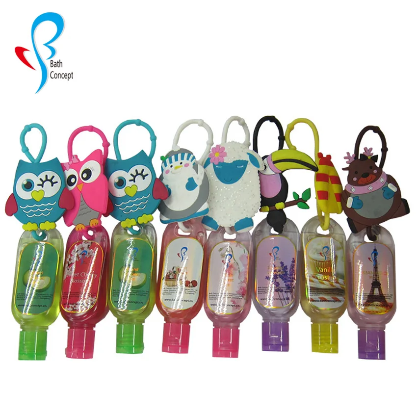 

Bath Concept Wholesale Custom logo design hanging lovely pocket bag bulk travel size hand sanitizer holder with parts 210 & 211 factory, Customized color