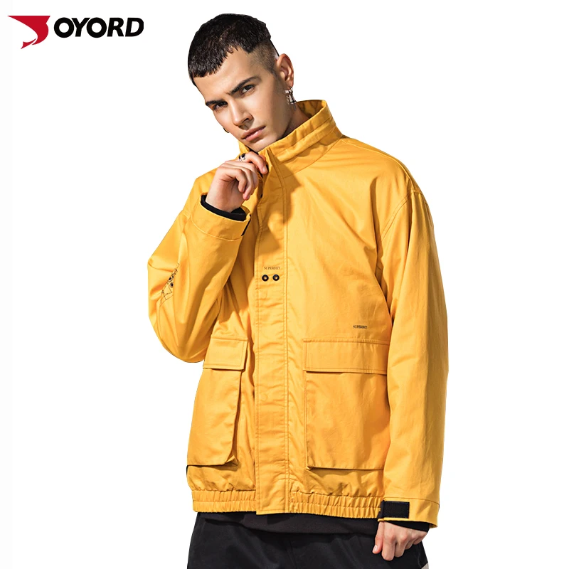 

Plus Size 100 Polyester Windbreaker Jacket
