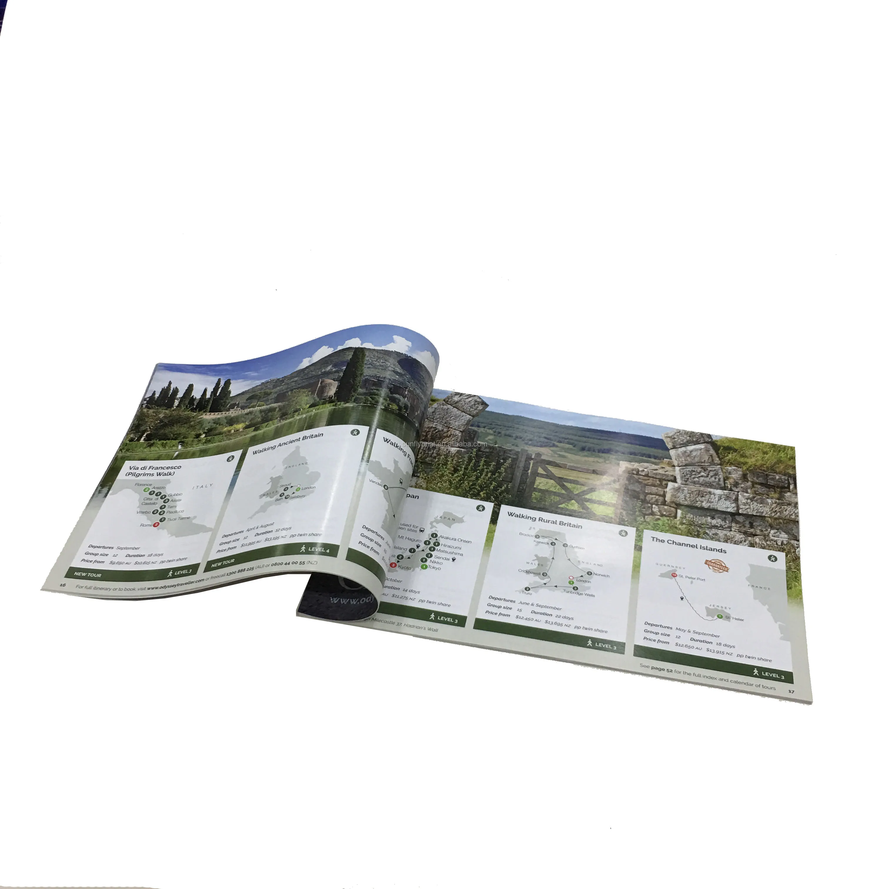 
Custom Print Full Color Magazine Printer Magazine Printing House 