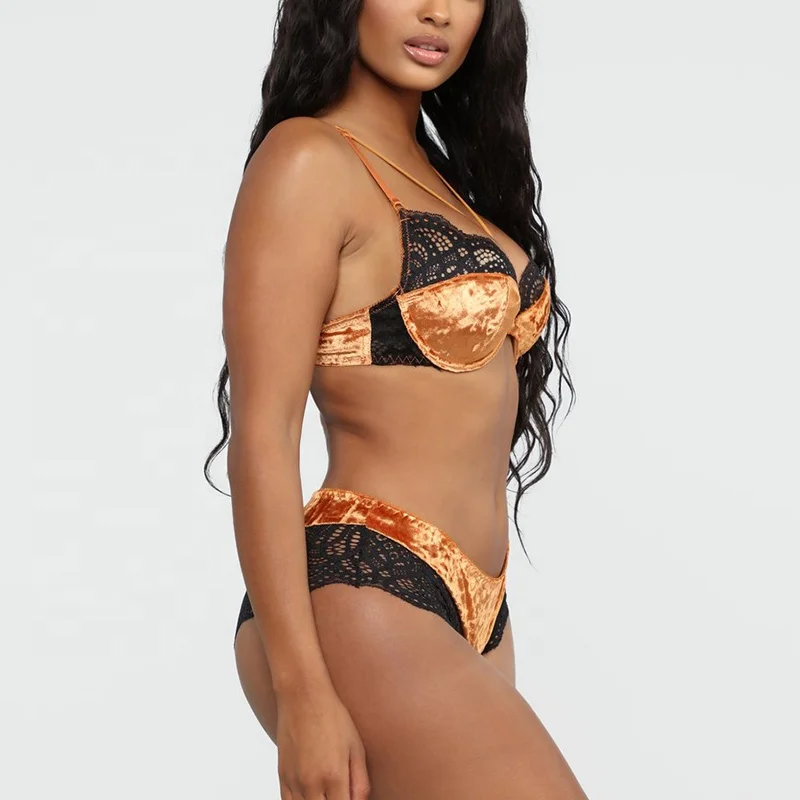 

New Design Lace 2 Piece Sets Women Sexy Lingerie Soft Underwear