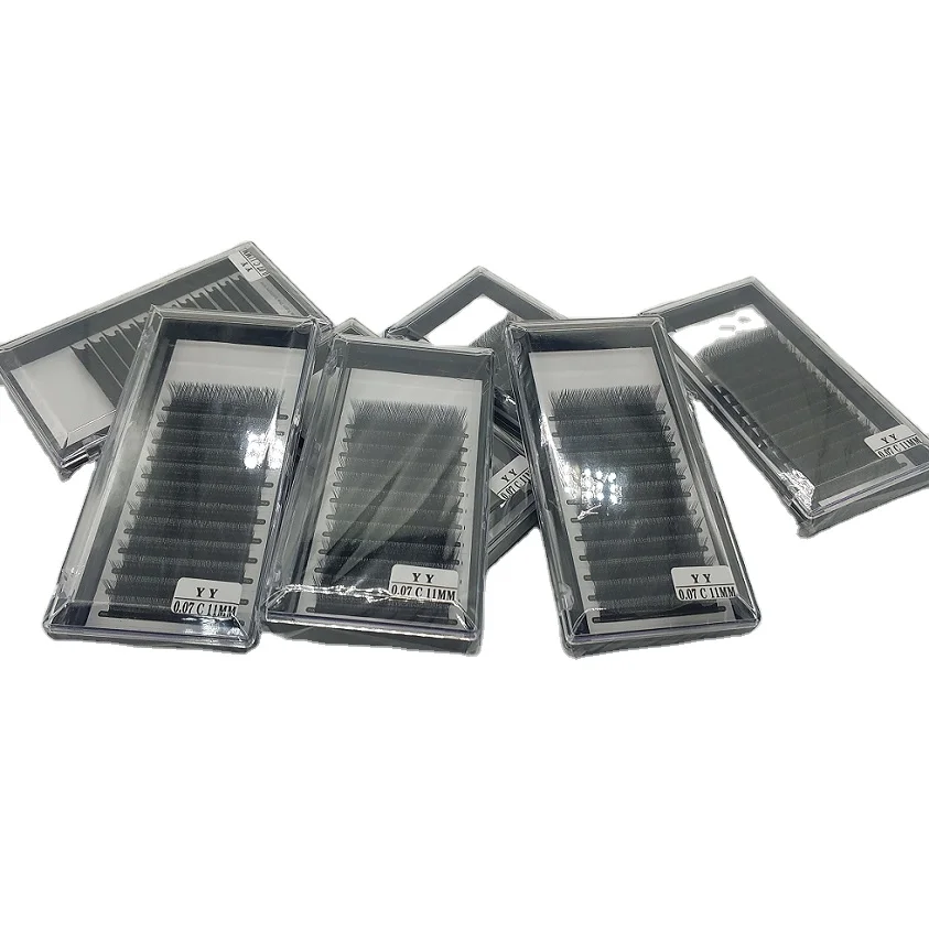 

Custom Label Private Label 0.07 strip eyelash extensions, Natural black