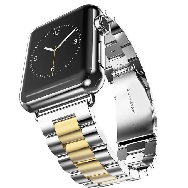 

Classic 3 balls Stainless Steel Metal Straps for Apple Watch series 1 2 3 4 5 6 SE