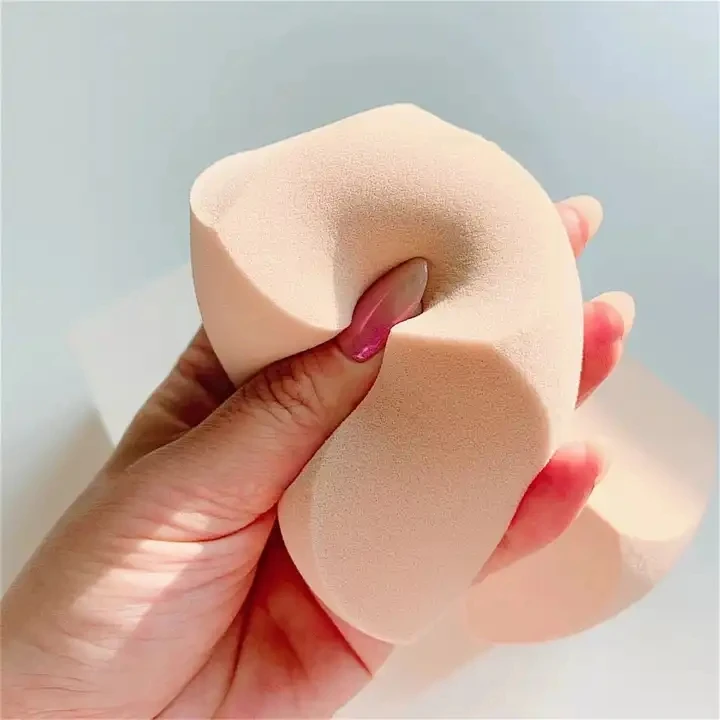 

HMU Custom Logo 3Cut Super Soft Big Extra Large Huge Beauty Makeup Sponge