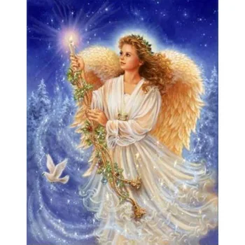 beautiful angel series 5d crystal diamond embroidered painting