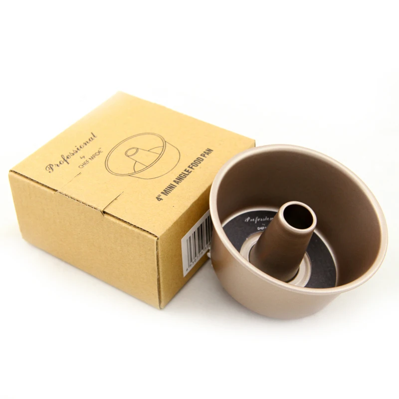 

New 0.5 mm champagne gold hollow food cake circular food pan bakeware