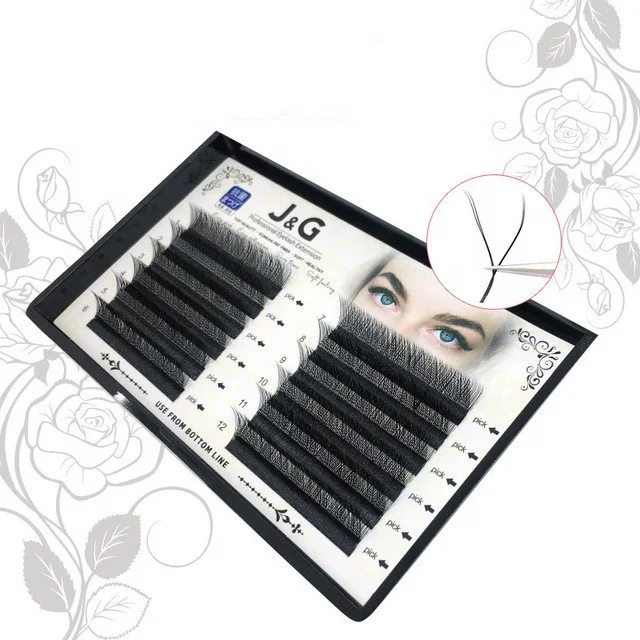 

BEAU FLY High Quality Matte Faux Mink False Eyelash Individual Eyelash Extension, Black