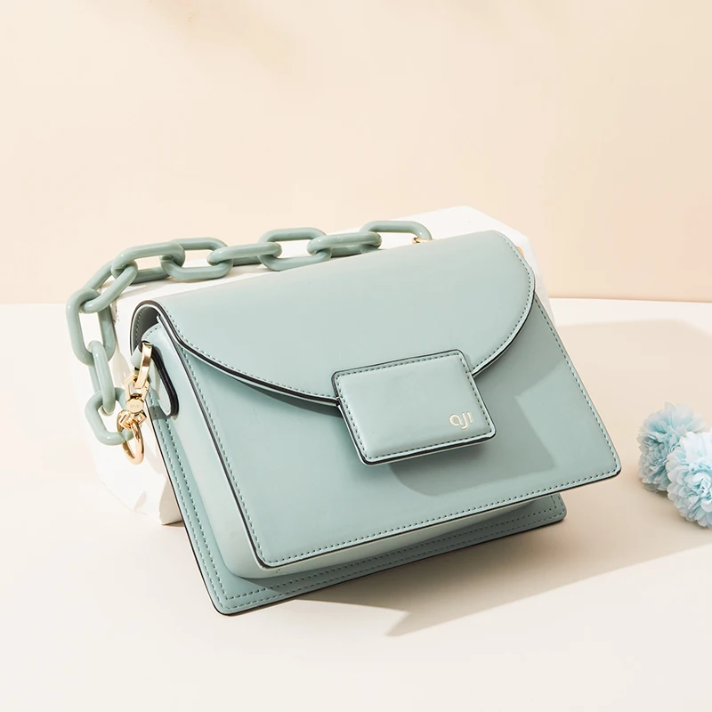 

Ins Korea Style Mini Purse Handbag Acrylic Chain Bag Strap For Ladies