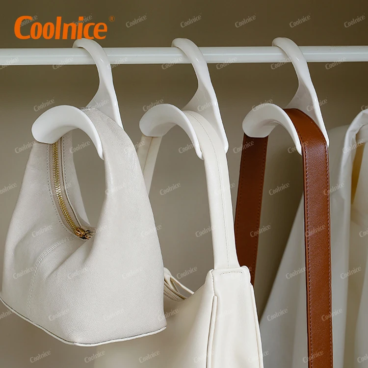 

Hot Sale Newest Design Bag Holder Hook Hanger In Gray And White Color Cloth Hanger, Black