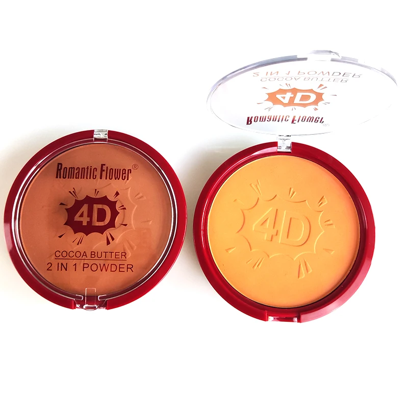 

Makeup supplier 2 in 1 powder face foundation compact powder with puff