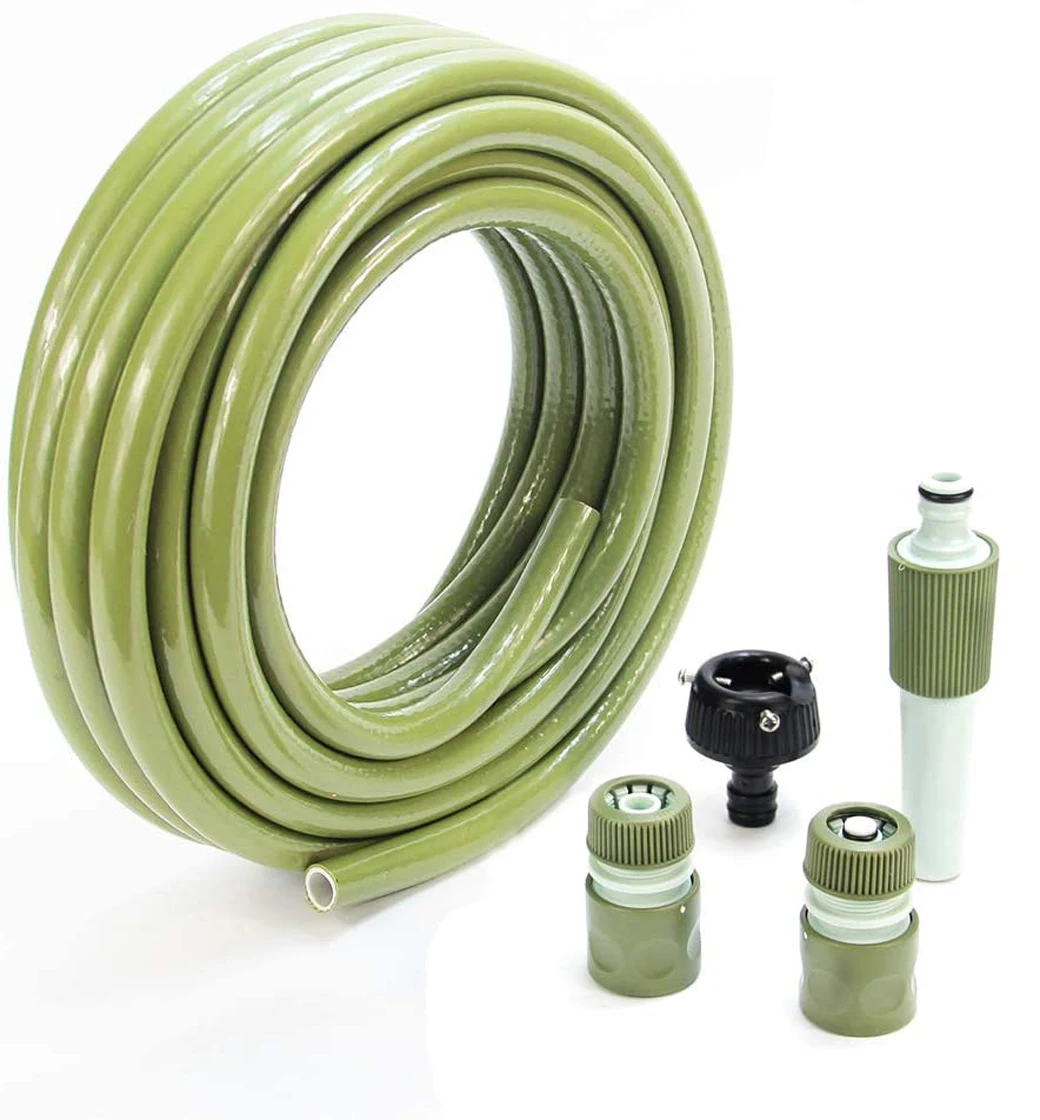 

3/4'' Factory Price Flexible Latex PVC Garden Hose, Green