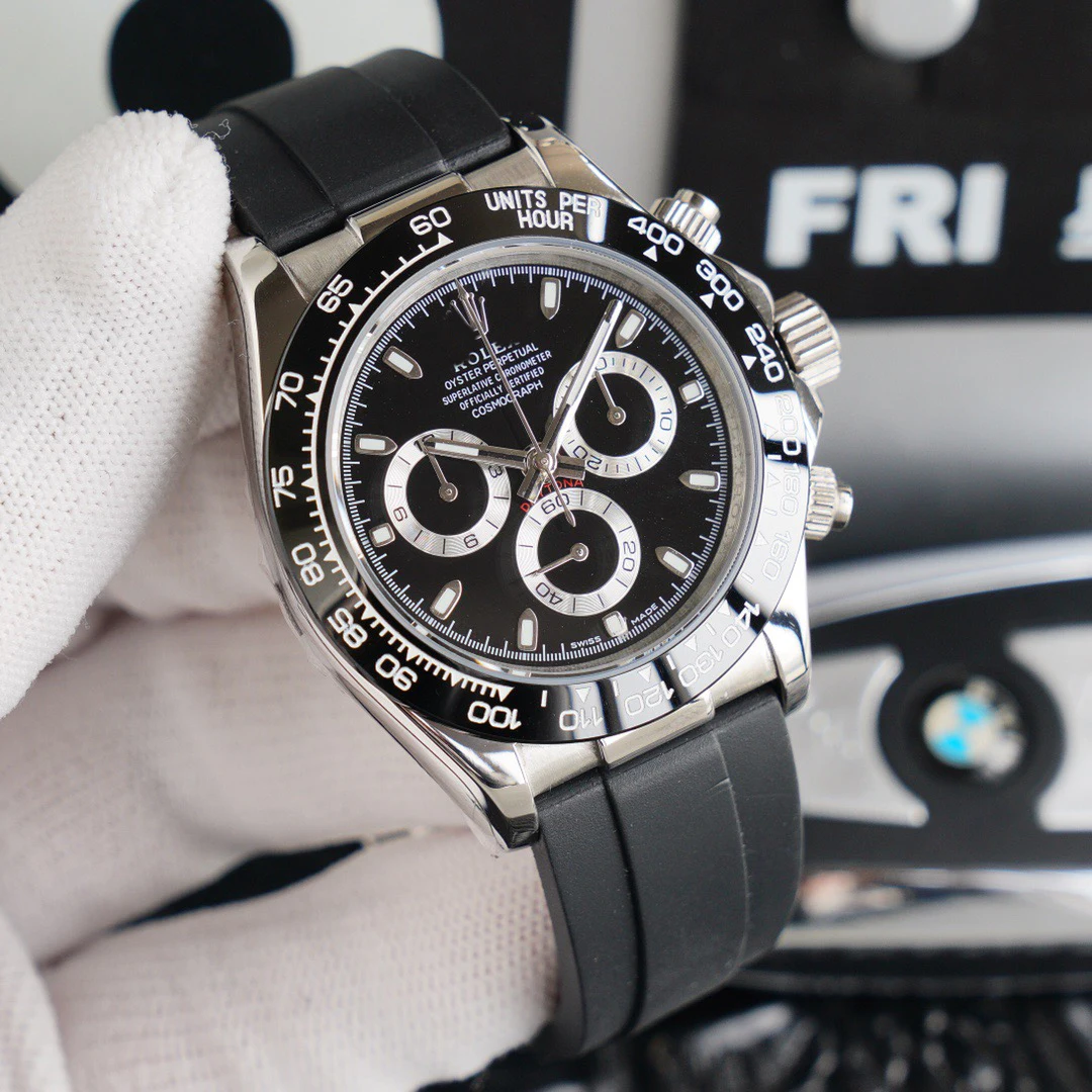 

Luxury Brand Style Chronograph Watch 904L Stainless Steel Mechanical Rolexables Watch Wristwatches Men