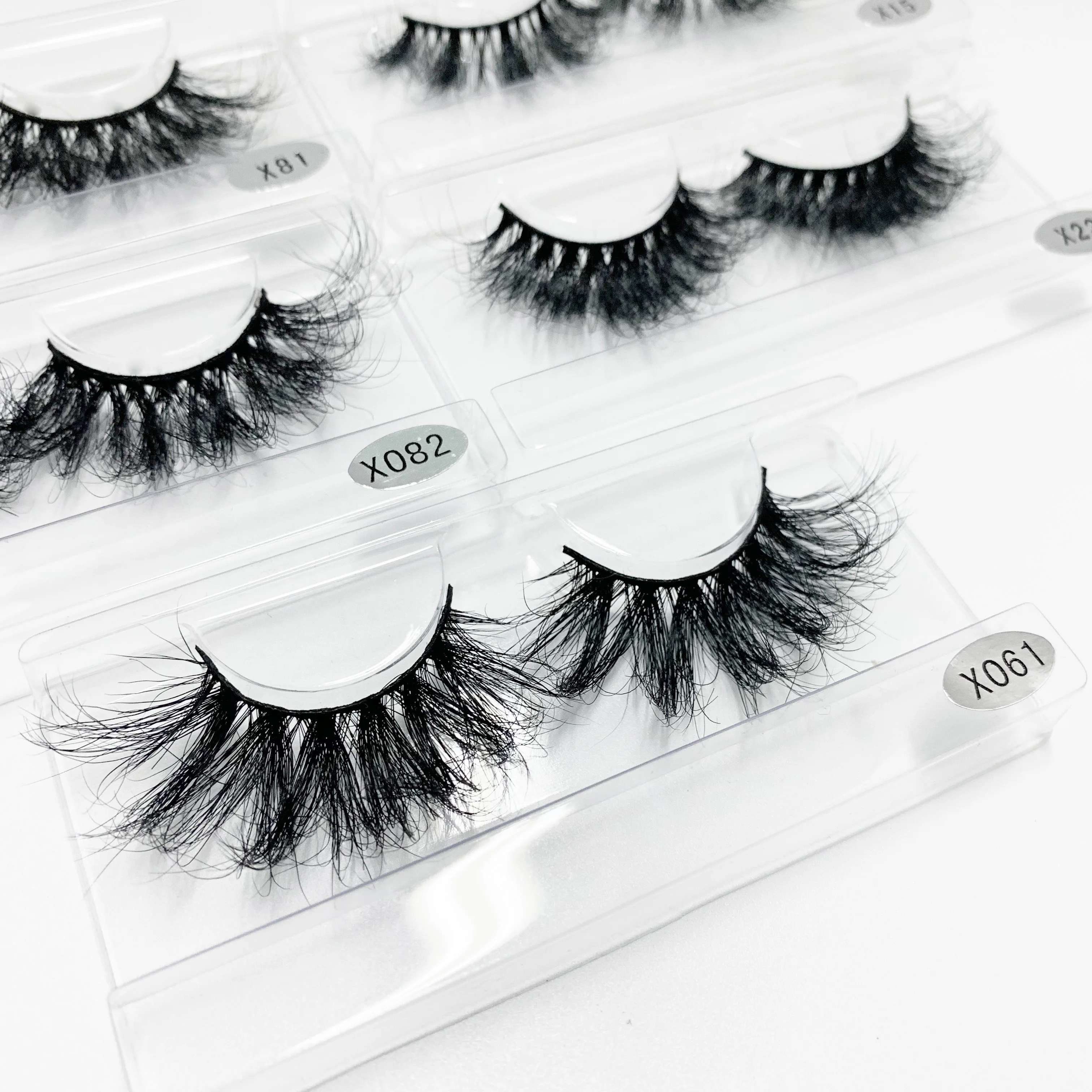 

5Pair 25mm 7D Mink Eyelashes Fluffy Dramatic Eyelashes Beauty Makeup 100% Handmade Natural Thick Long Fake Lashes