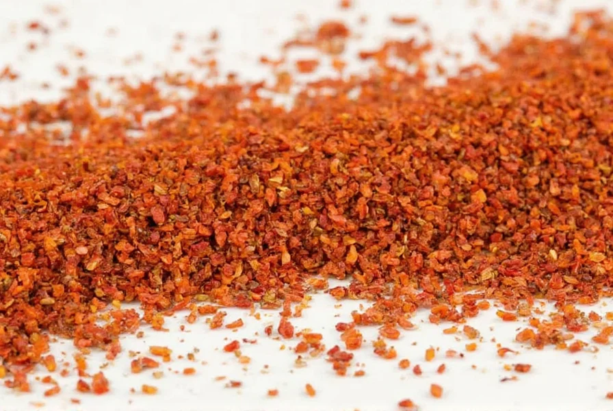 Pizza with red pepper flakes