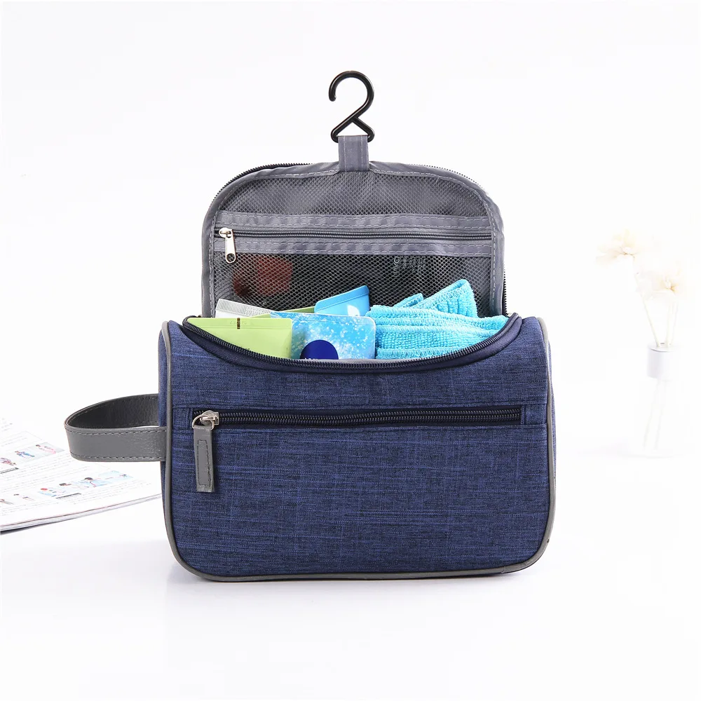 

GS030 High Quality Scrub Toilet Bag Men and Women Waterproof Bath Bag Portable Travel Girls Large Storage Cosmetic Bags, Green, blue, navy blue, grey, purple